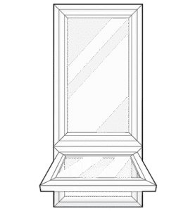 Fixed Awning - 2-Lite (1:3-2:3)