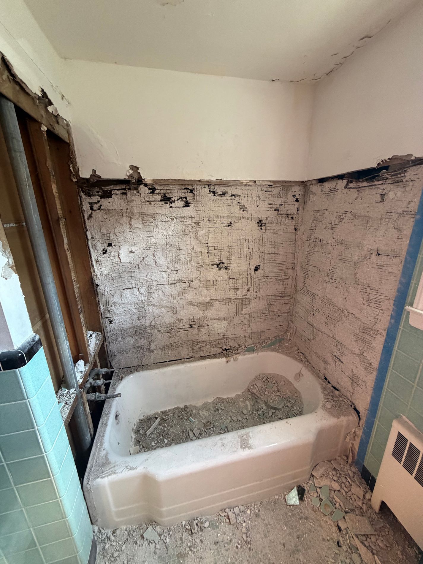during bath remodeling windsor ct