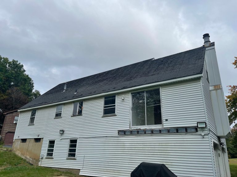 Original roof before replacement on Adam Hill Road in Windsor, CT