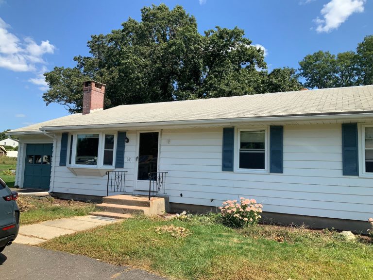 Original roof before replacement on Hillside Drive in South Windsor, CT