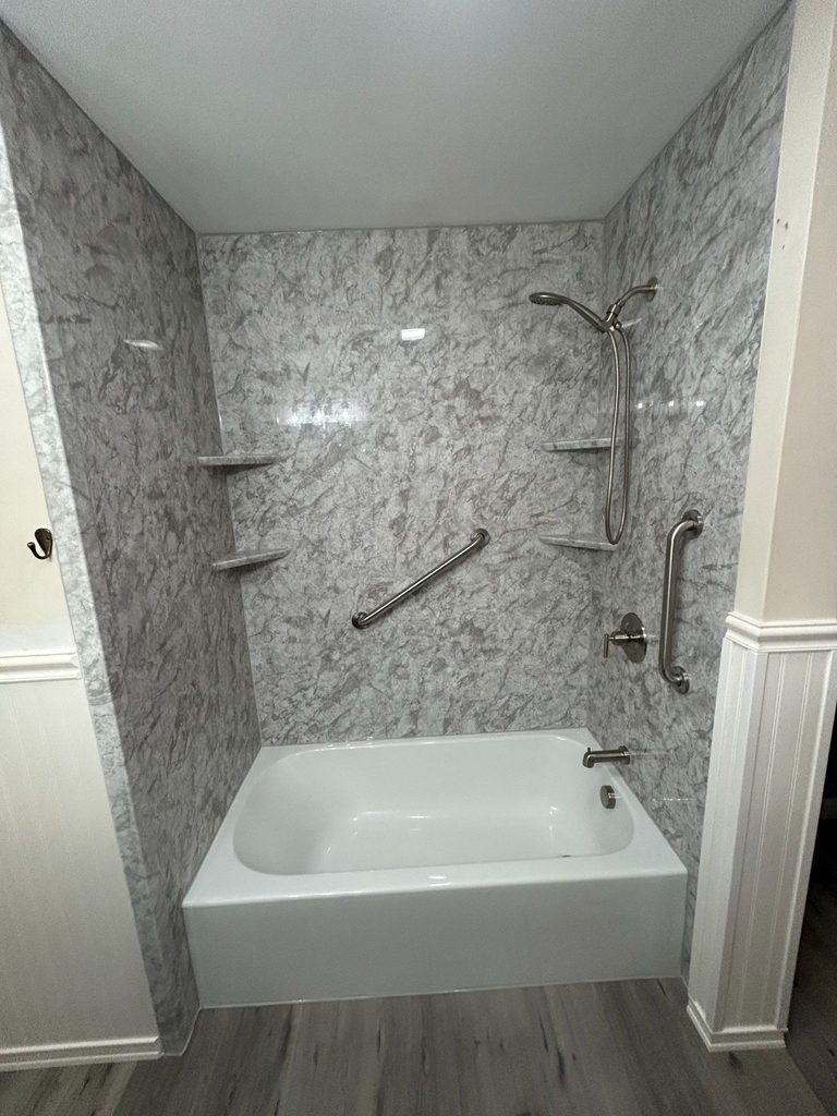 purostone acrylic bathroom remodel 