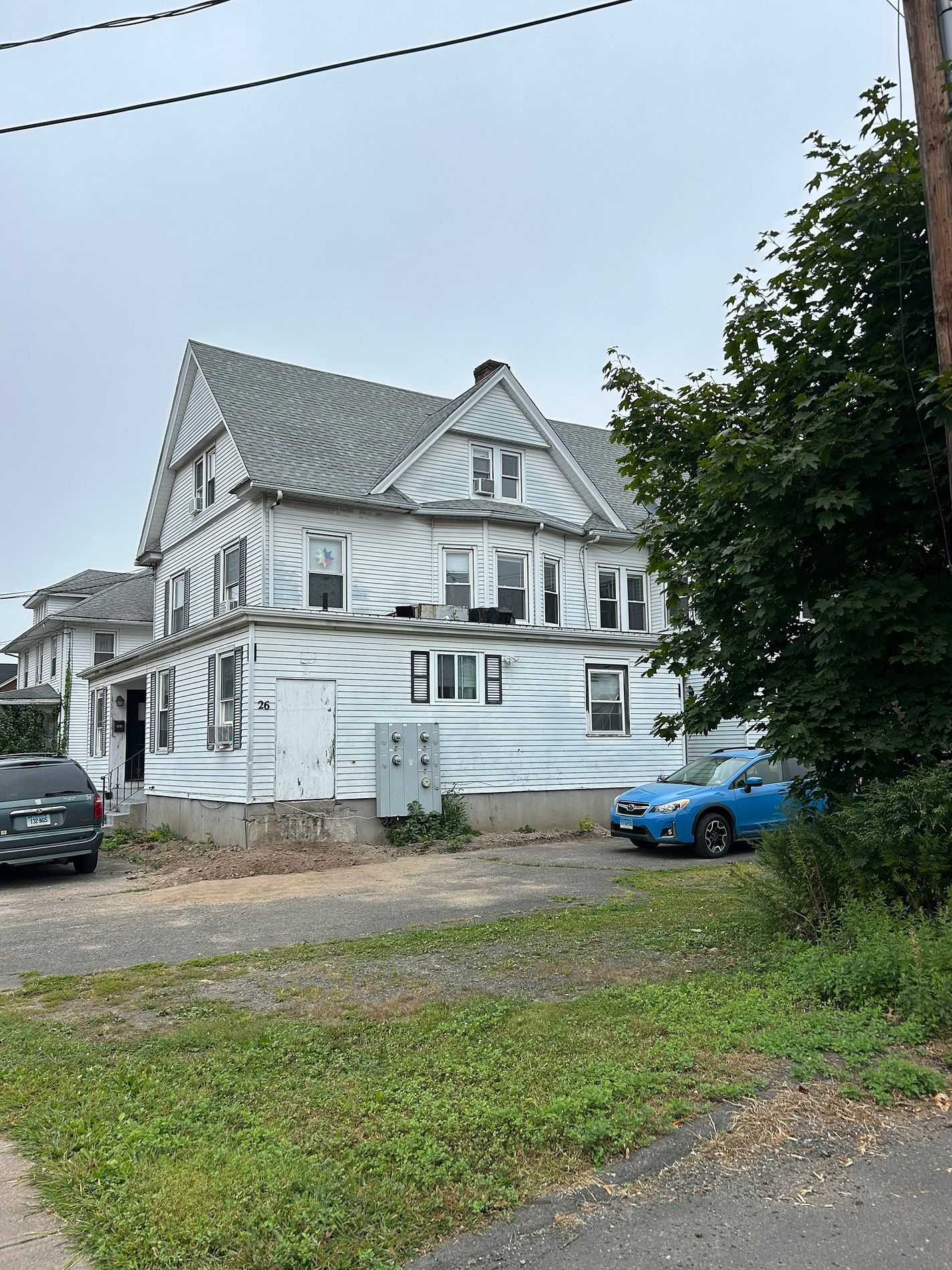 Original roof before replacement on Prospect Street in Windsor, CT